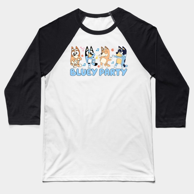 Bluey Party Baseball T-Shirt by Inspire Gift